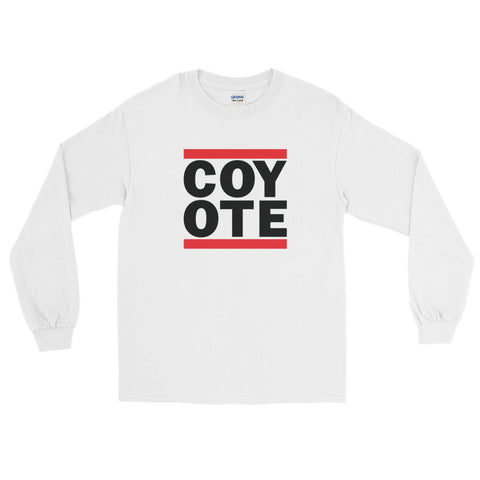 Hip Hop Coyote - Long Sleeve T-Shirt - Dark