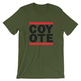 Hip Hop Coyote - Short-Sleeve Unisex T-Shirt - Dark