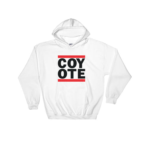 Hip Hop Coyote - Hooded Sweatshirt - Dark